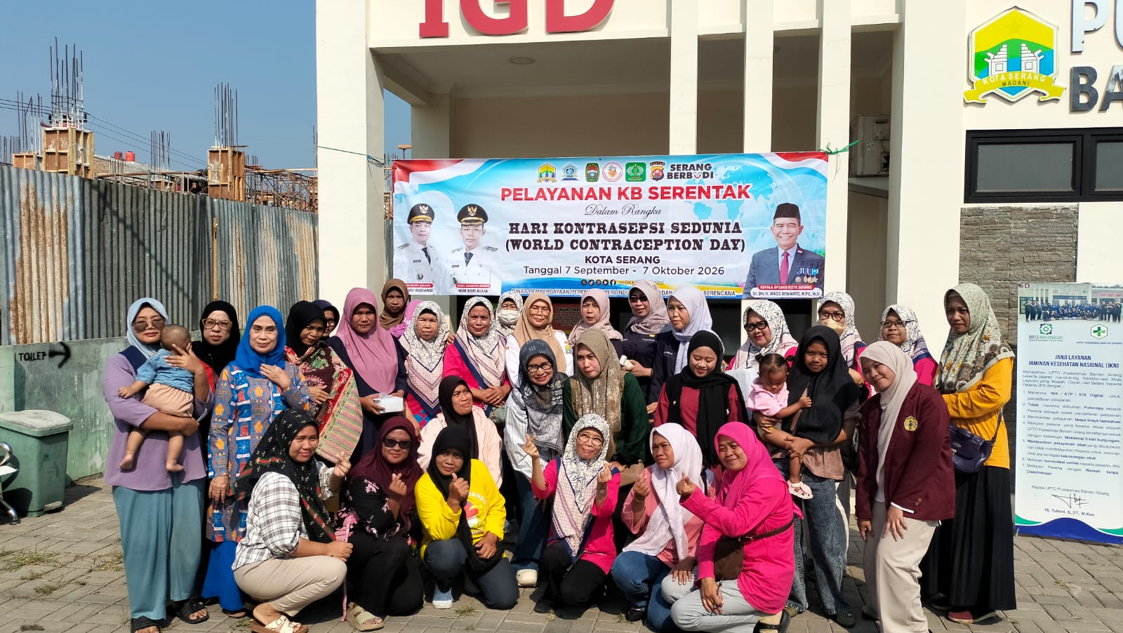 Pelayanan KB Serentak WCD 2026 Berlanjut di Puskesmas Banten Girang