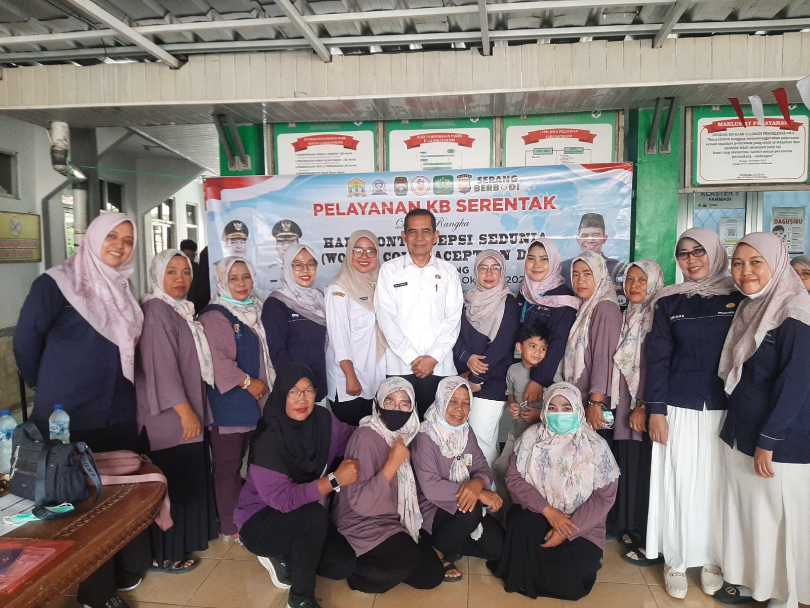 Pelayanan KB Serentak WCD 2026 di Puskesmas Walantaka