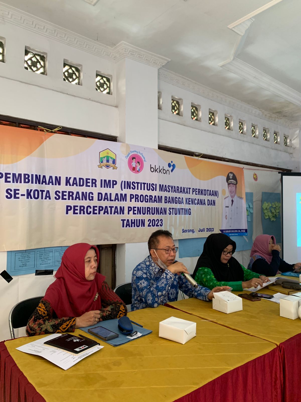 Pembinaan Kader IMP dalam Program Bangga Kencana dan Percepatan Penurunan Stunting Tahun 2023 di Kota Serang