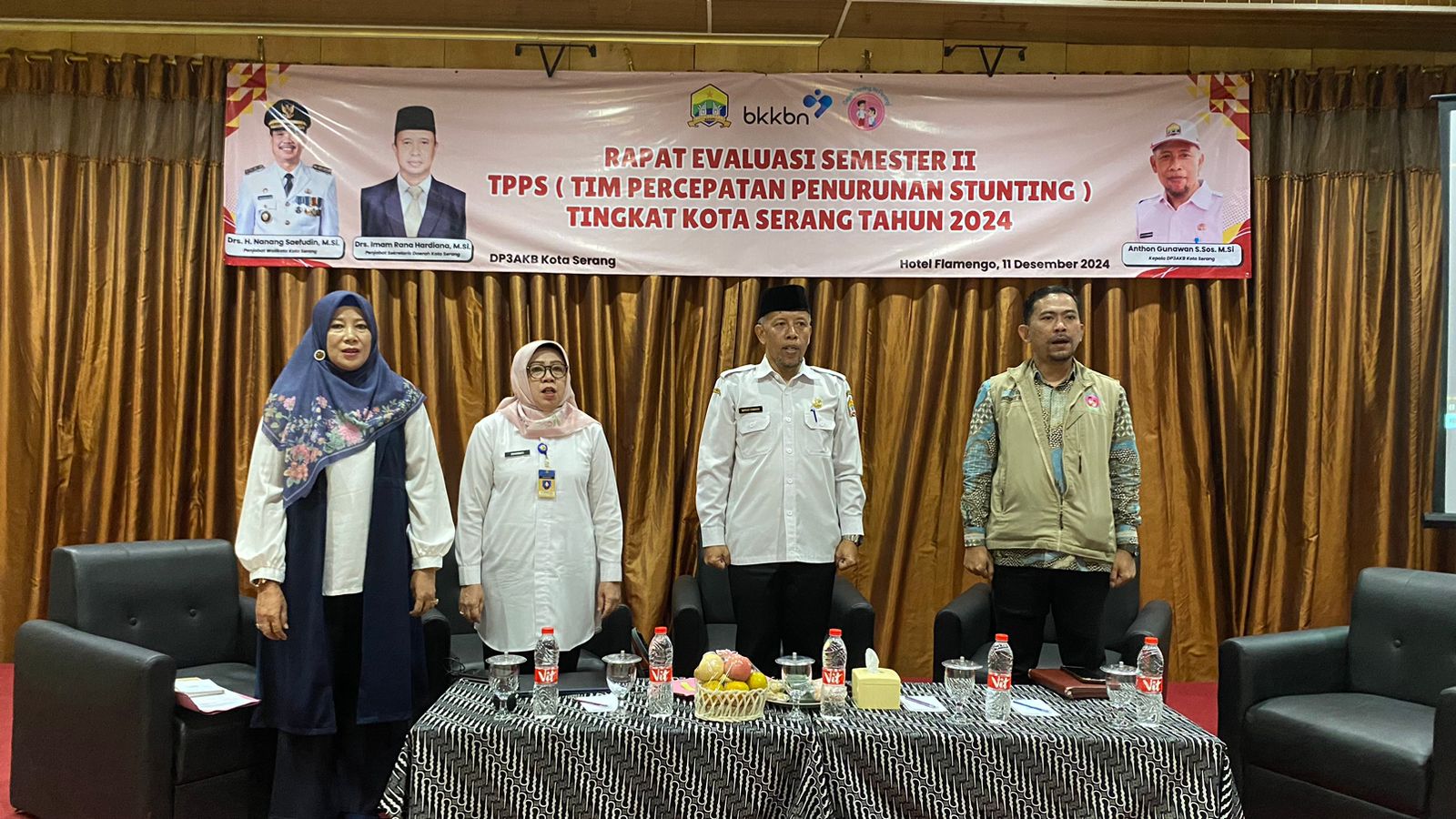 Rapat Evaluasi Semester II TPPS Tingkat Kota Serang Tahun 2024