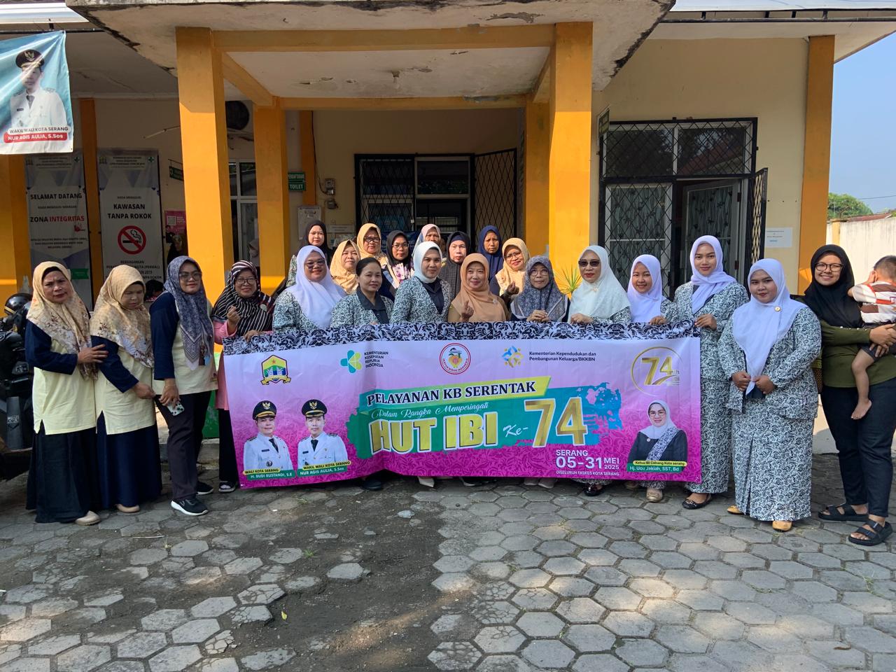 Pelayanan KB Serantak dalam Rangka HUT IBI ke-74 Tahun