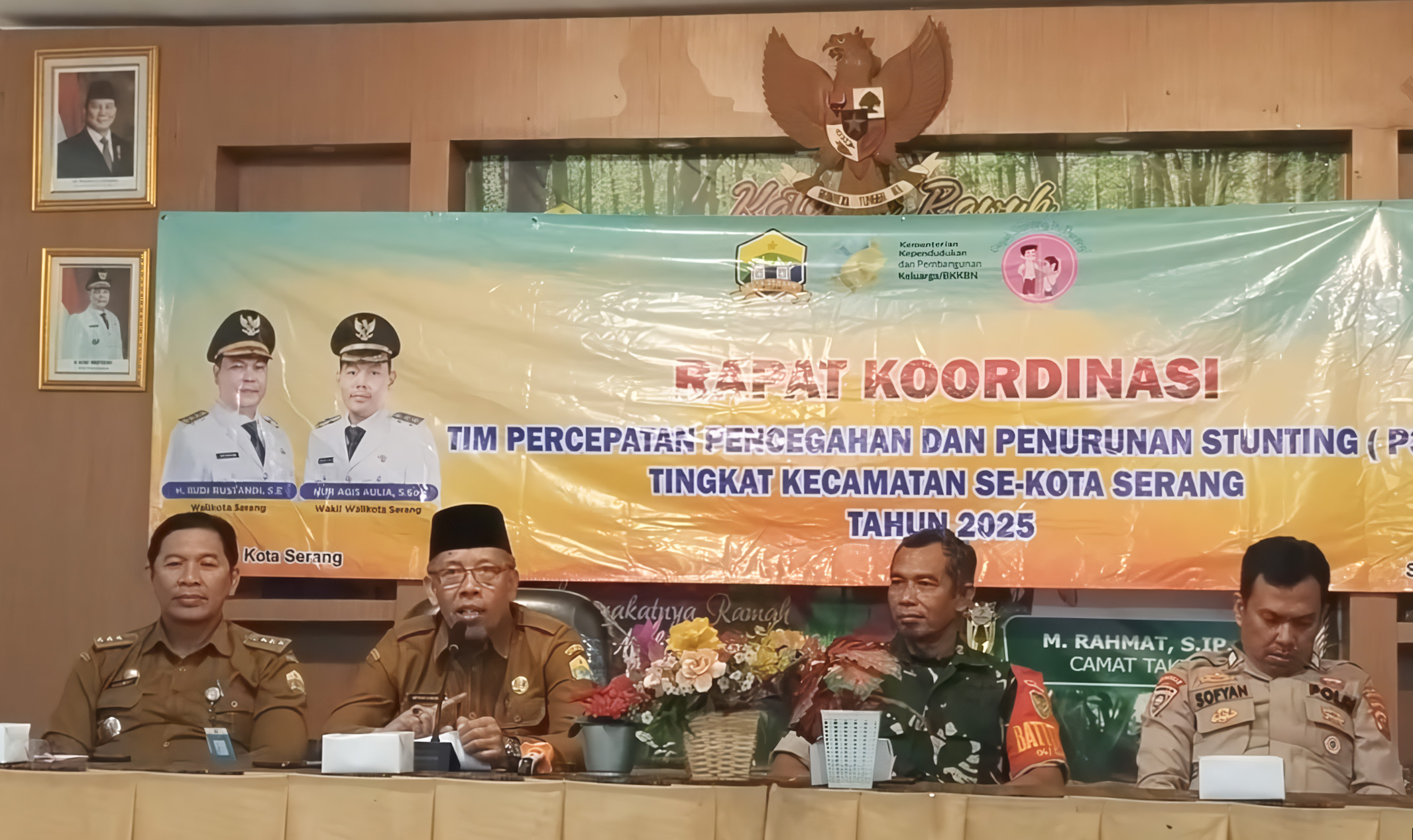 Rapat Koordinasi TPPS Kecamatan Se-Kota Serang Tahun 2025 di Kecamatan Taktakan