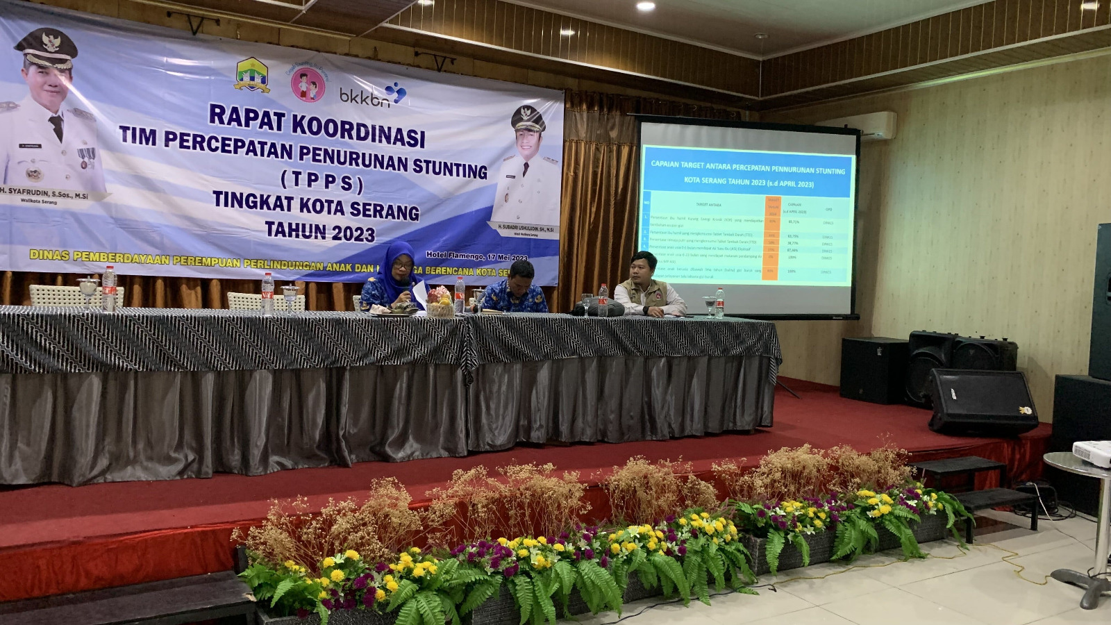 Rapat Koordinasi Tim Percepatan Penurunan Stunting TPPS Tingkat Kota Serang Tahun 2023