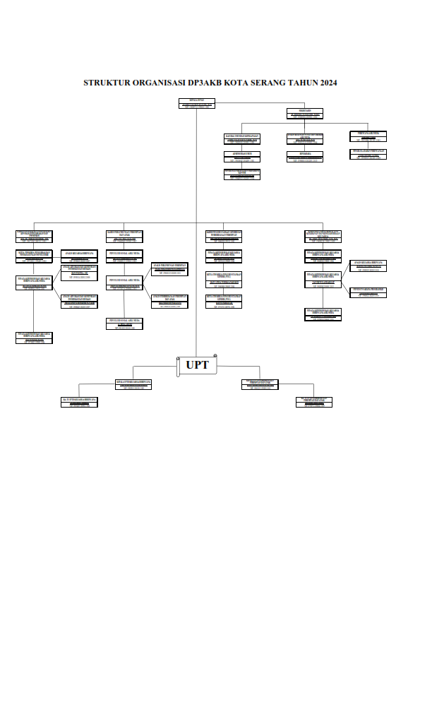 STRUKTUR ORGANISASI DP3AKB KOTSER