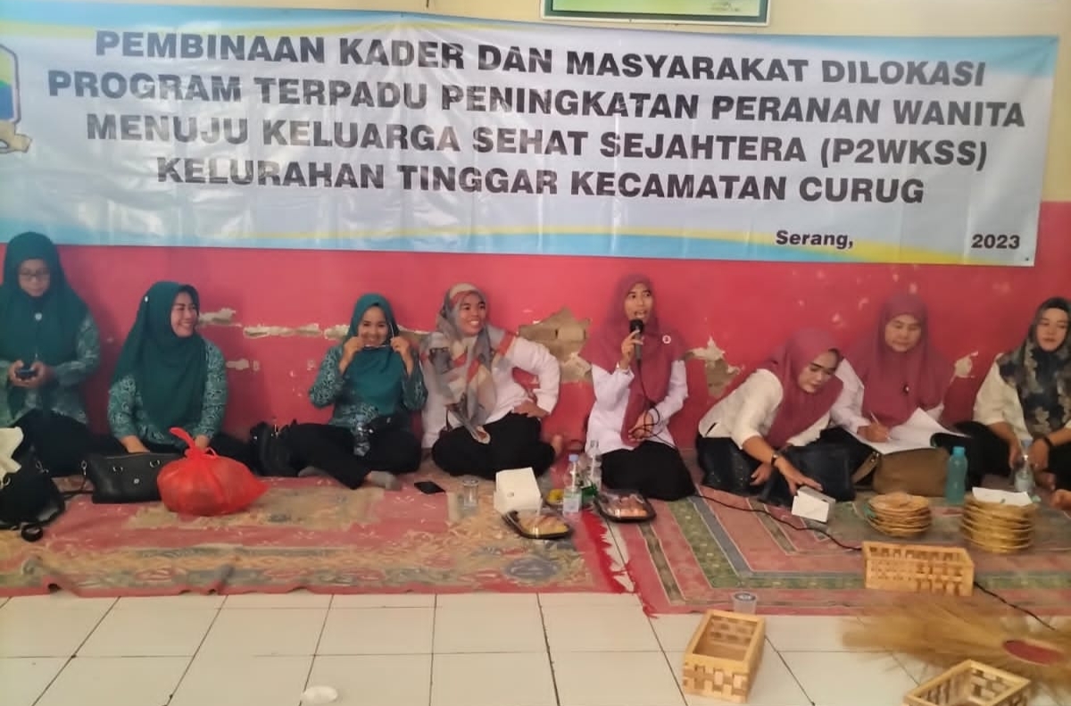 P2WKSS Kota Serang di Kelurahan Tinggar