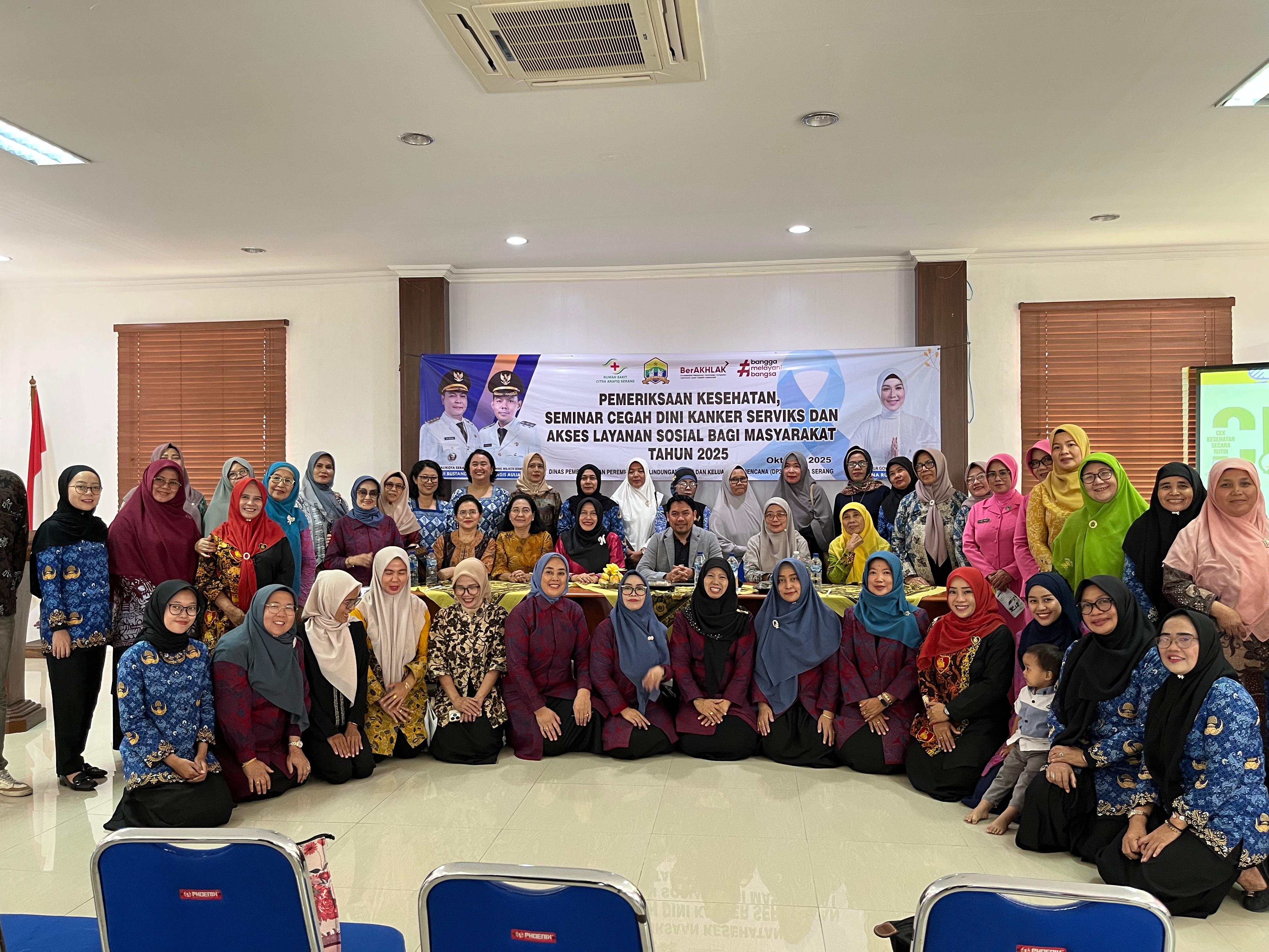 Seminar Cegah Dini Kanker Serviks Bersama GOW Kota Serang