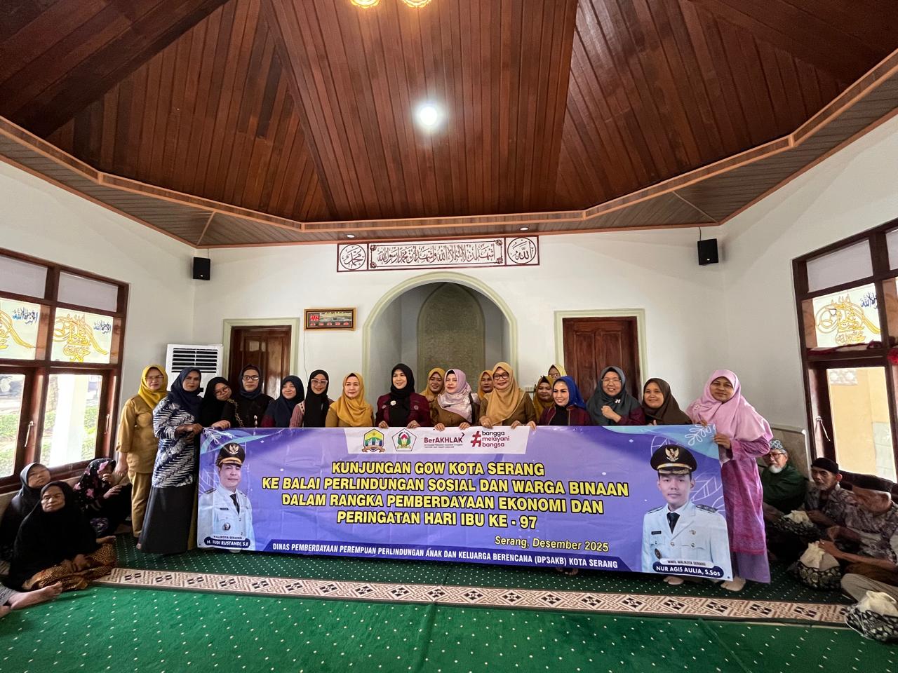 GOW Kota Serang Bersama DP3AKB Dorong Pemberdayaan Ekonomi Warga Binaan dalam Peringatan Hari Ibu ke-97