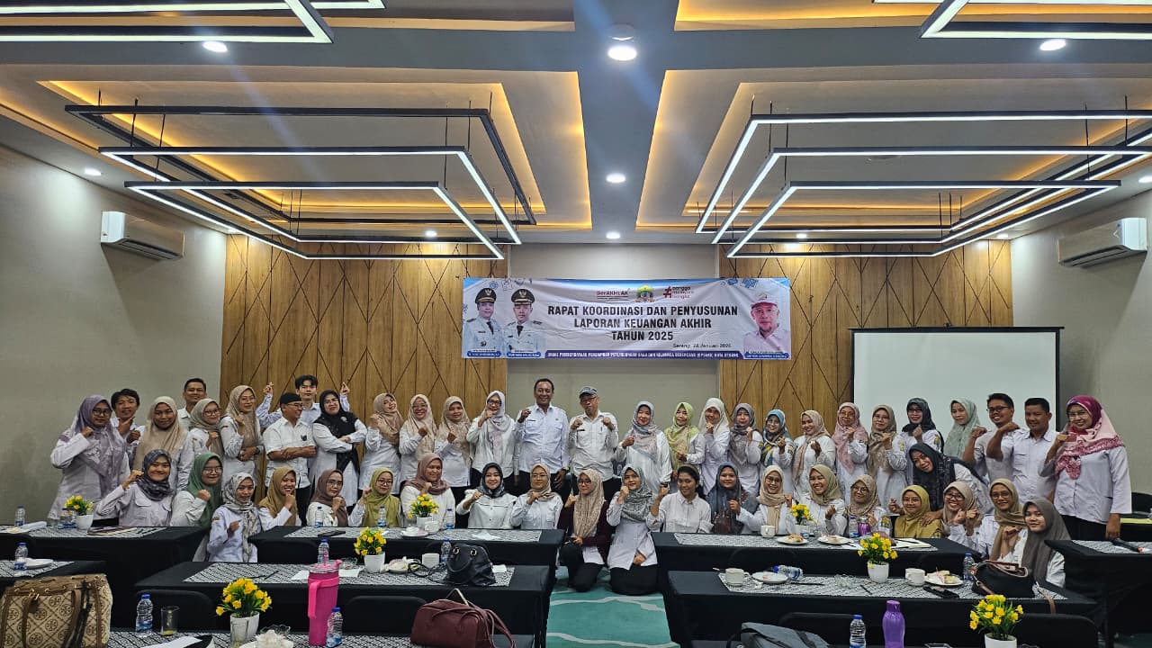 DP3AKB Kota Serang Gelar Rapat Koordinasi Penyusunan Laporan Keuangan Akhir Tahun SKPD 2025