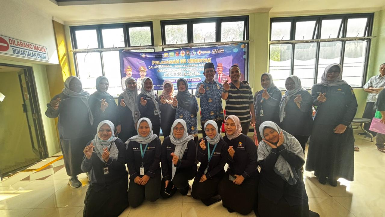 DP3AKB Kota Serang Gelar Pelayanan KB Serentak dalam Rangka Hari Keluarga Nasional ke-33